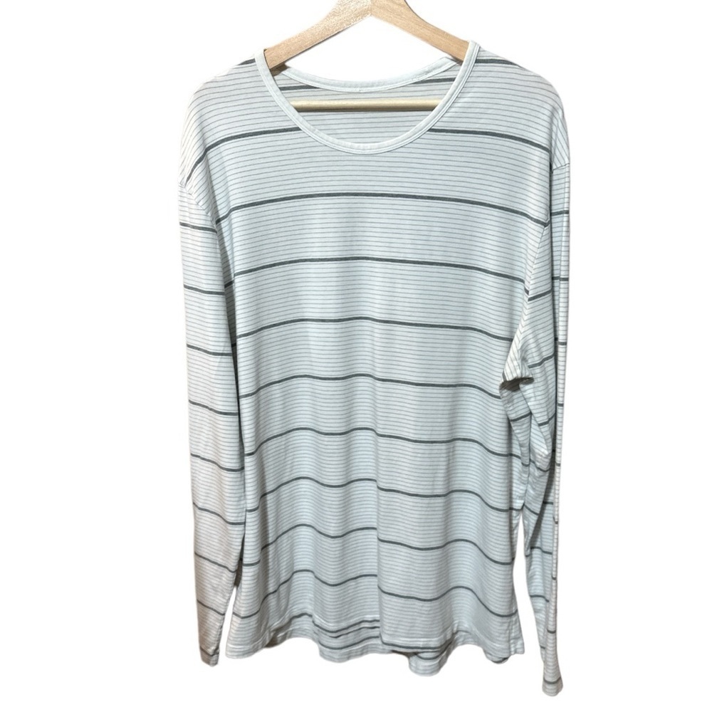 Euc - Lululemon 5 Year Basic Ls Tee - White/Heath… - image 6